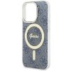 Guess GUHMP15LH4STB iPhone 15 Pro 6.1 niebieski/blue hardcase IML 4G MagSafe